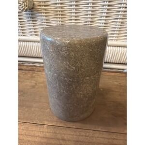 Combarbalita Stoneware Cylinder Trinket Holder With Lid- Rare